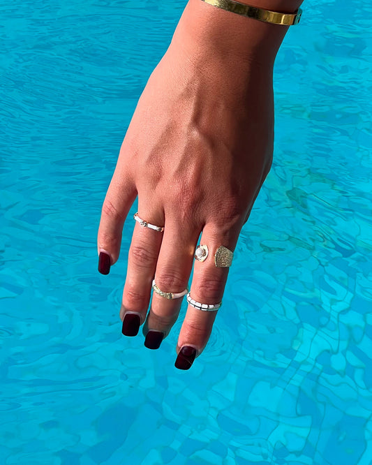 White Rings Set